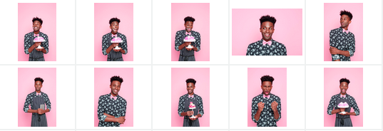 Young man in floral shirt