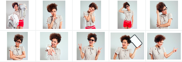 AFRO GIRL PORTRAITS