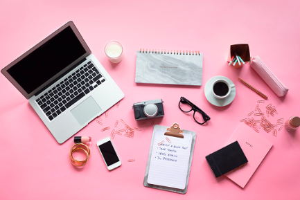 Woman's desk