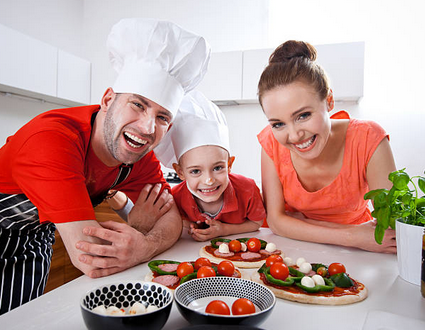 Couple in the kitchen