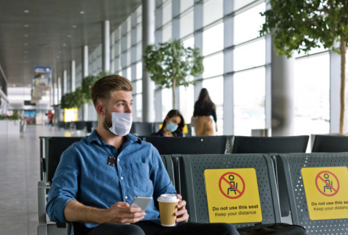Airport during pandemic
